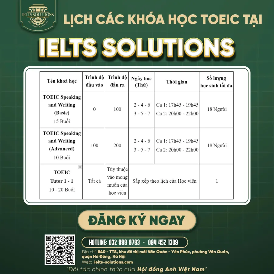 Trung tâm Anh ngữ IELTS Solutions
