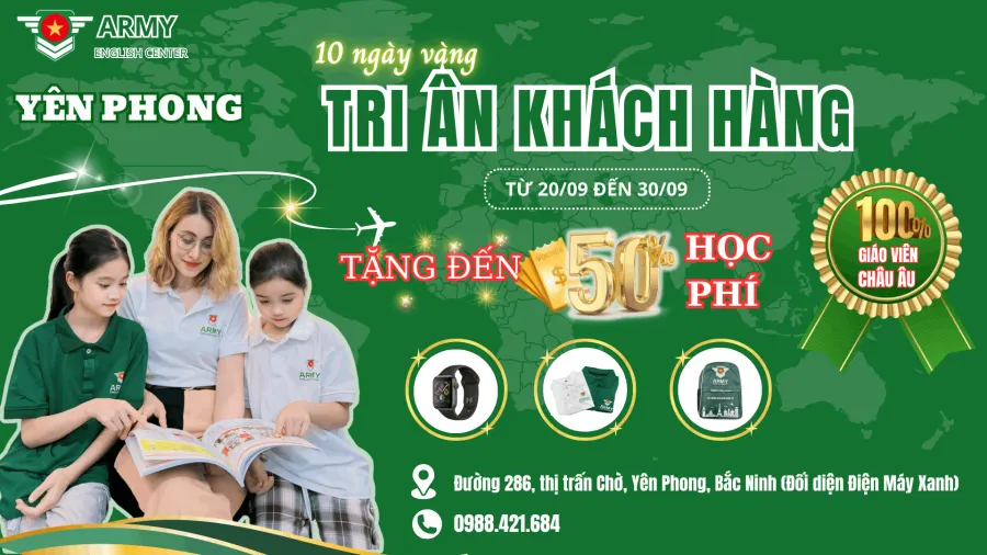 Trung Tâm Anh Ngữ Quốc Tế Army English