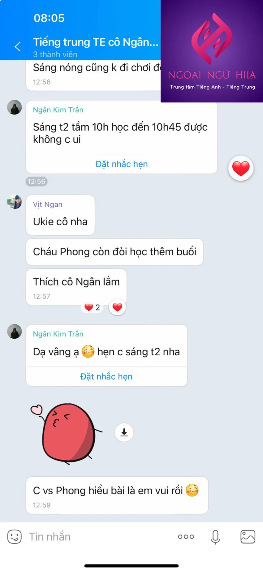 Trung tâm Ngoại ngữ HiLa - Tiếng Anh, Tiếng Trung Quốc