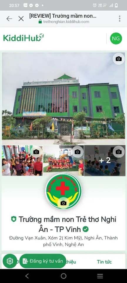 Trường mầm non Trẻ thơ Nghi Ân - TP Vinh