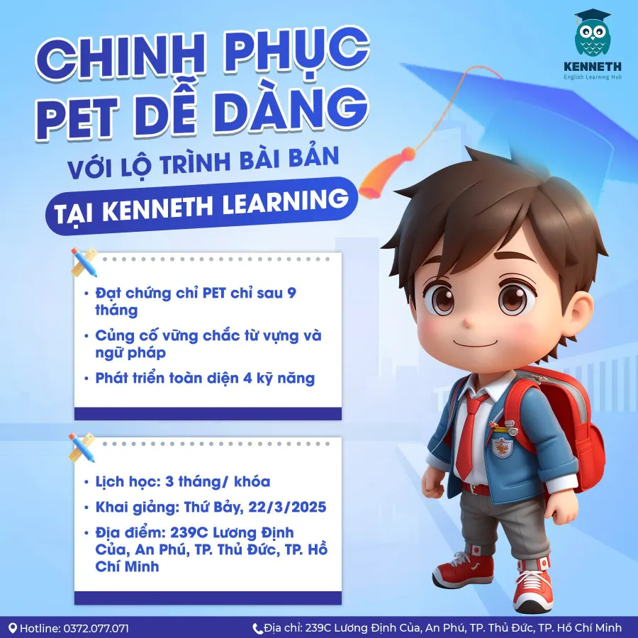 Lớp tiếng Anh Kenneth Learning