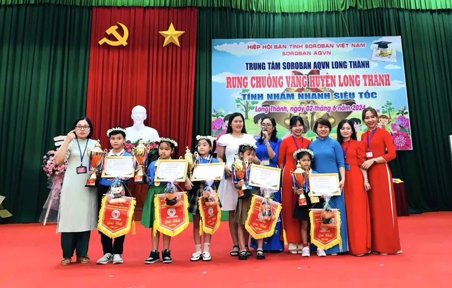 TRUNG TÂM TOÁN SOROBAN AQVN LONG THÀNH VÀ DẠY KÈM VĂN HÓA CÁC MÔN