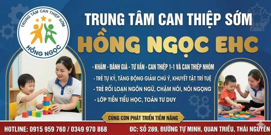 Trung Tâm Can Thiệp Sớm Hồng Ngọc EHC