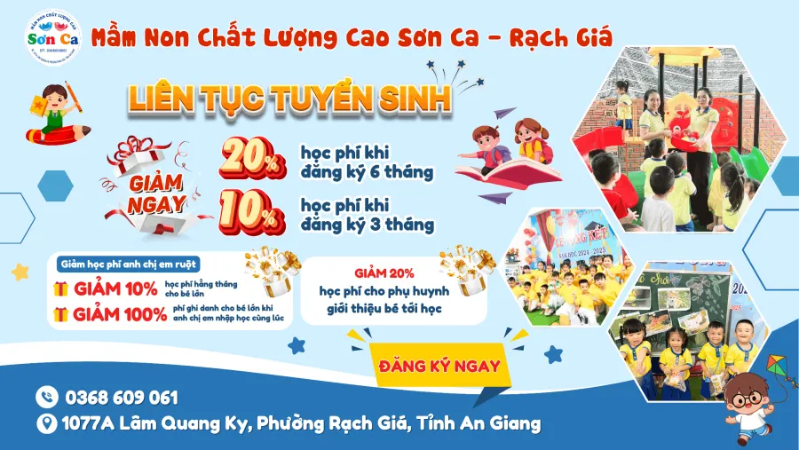 Mầm Non Chất Lượng Cao Sơn Ca