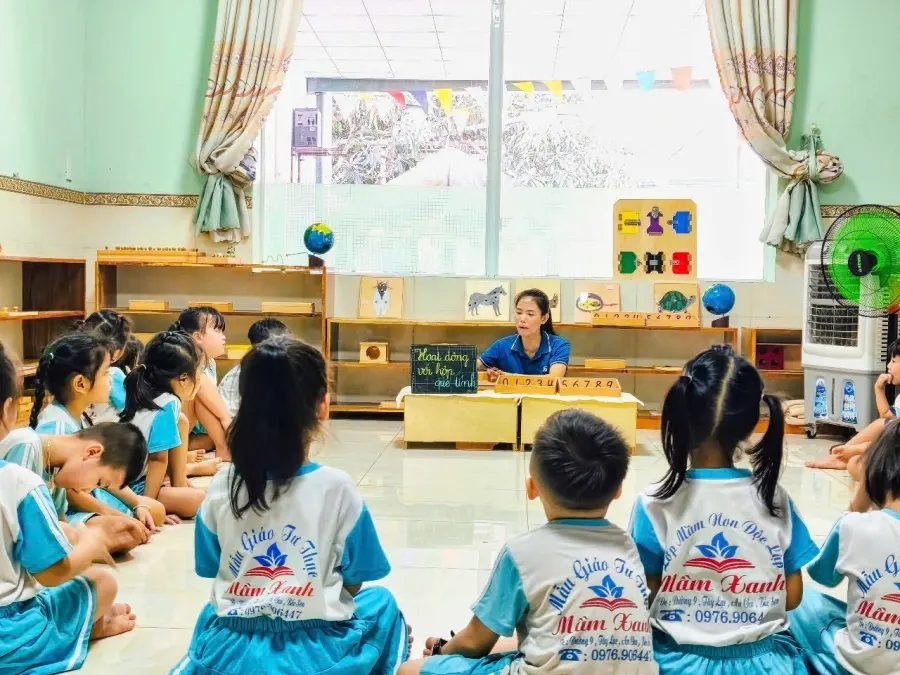 Lớp Mầm Non Độc Lập Mầm Xanh - Xã Bình Minh