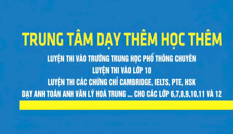 Trung Tâm Dạy Thêm Học Thêm Big Star
