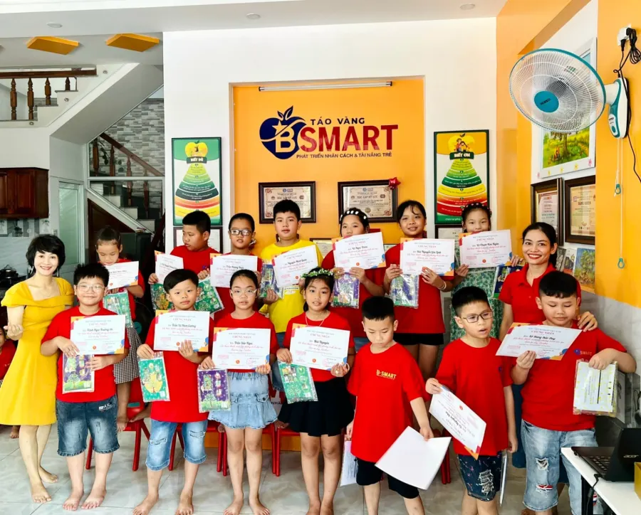 TRUNG TÂM GIÁO DỤC KỸ NĂNG TOÁN TƯ DUY TÁO VÀNG B-SMART QUY NHƠN