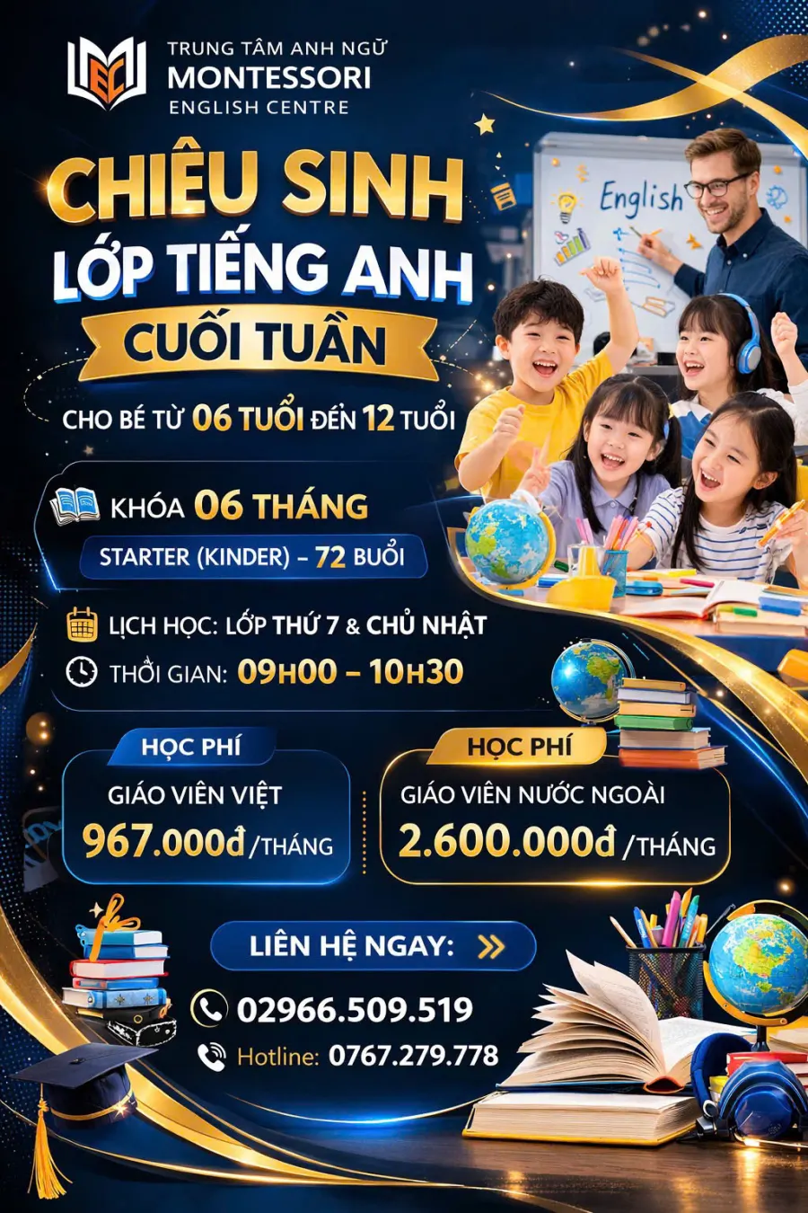 Trung Tâm Tiếng Anh Montessori Long Xuyên An Giang