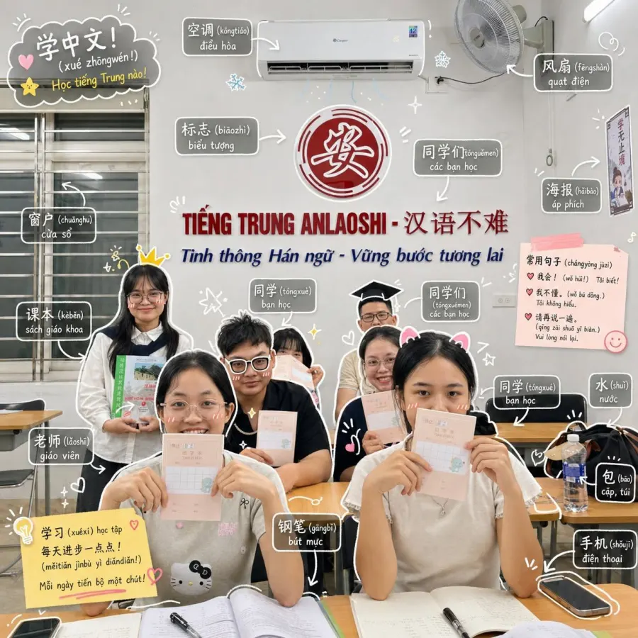 Tiếng Trung Anlaoshi Hà Đông