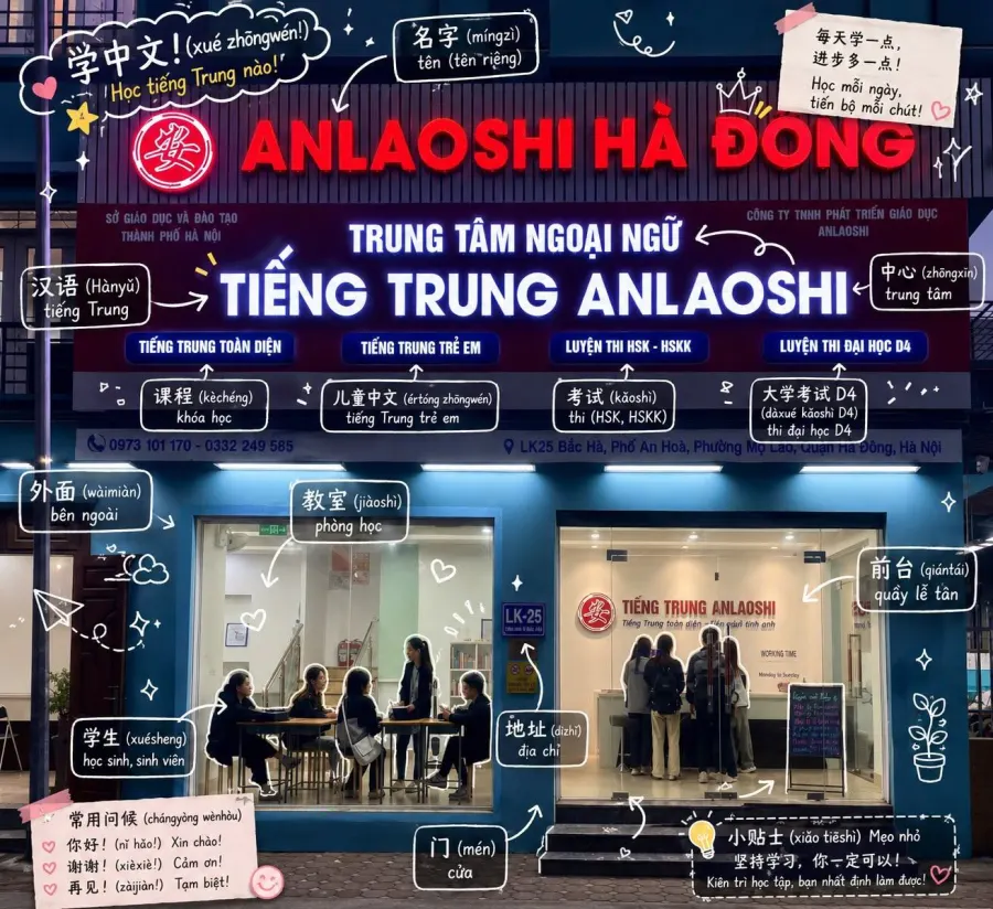 Tiếng Trung Anlaoshi Hà Đông