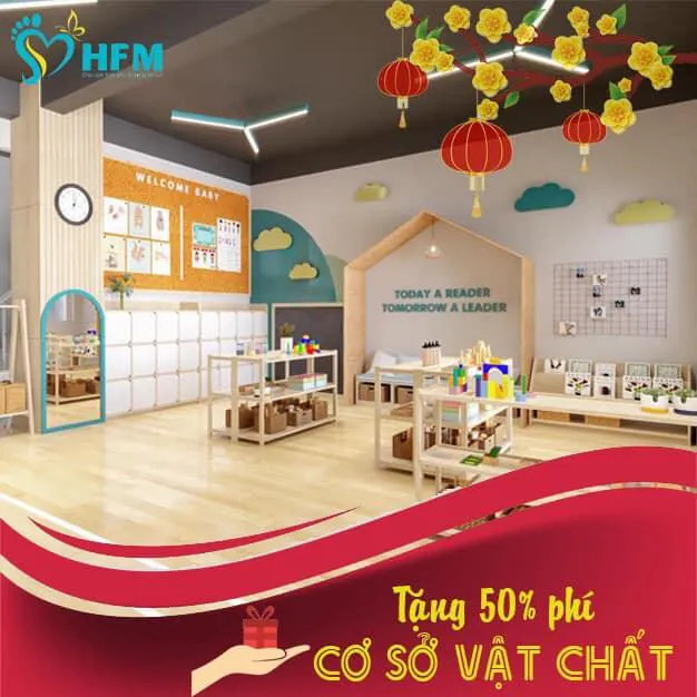 Trường mầm non Happy Feet Montessori pre-school - KĐT Xa La