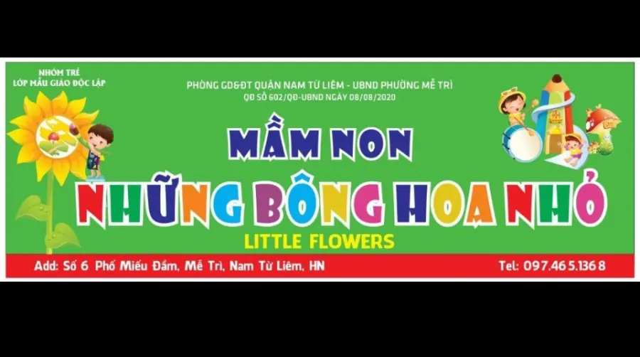Mầm non Chất lượng cao Những bông hoa nhỏ