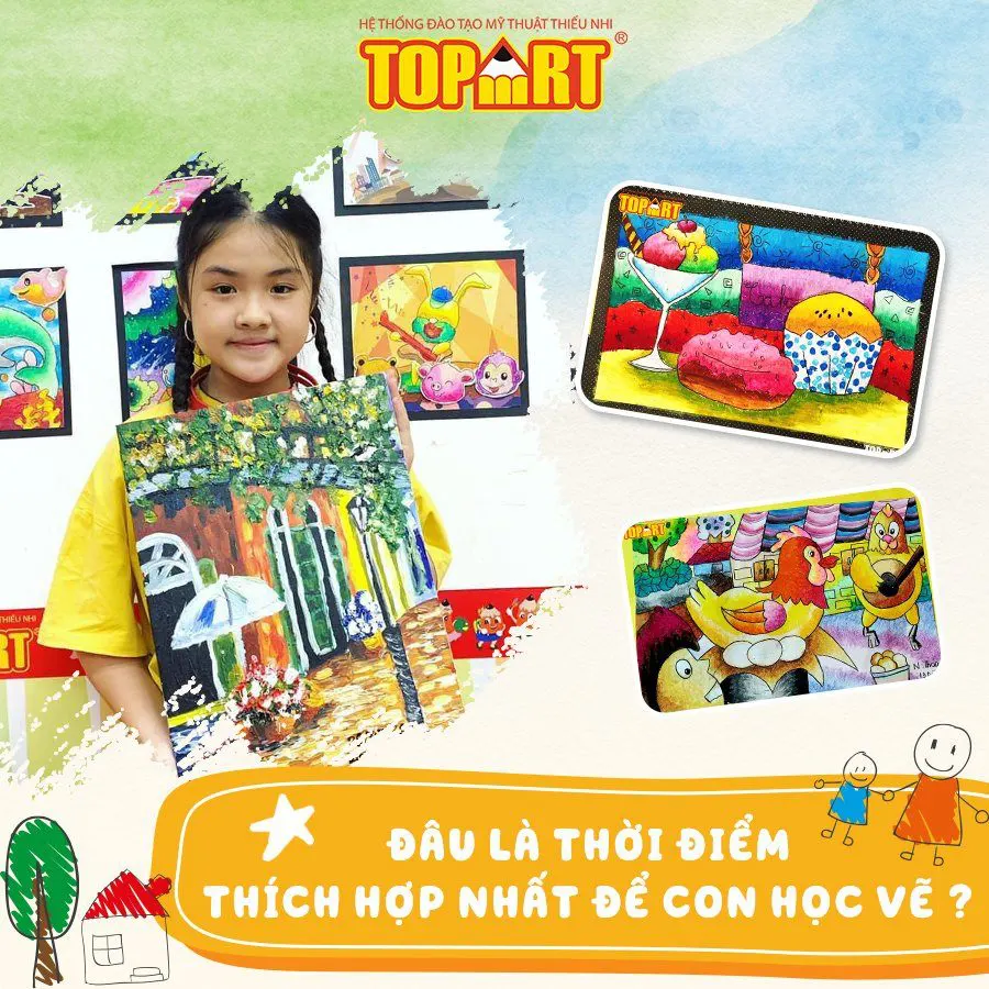Trung Tâm Đào Tạo Mỹ Thuật Thiếu Nhi TopArt - Chi Nhánh Topart Thảo Điền