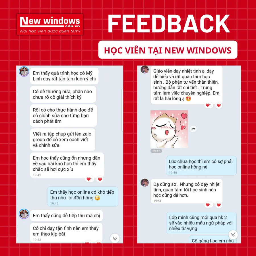 Trung tâm Ngoại Ngữ New Window
