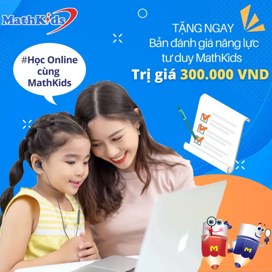 MathKids - Toán Tư duy cho Mẫu giáo lớn và Lớp 1