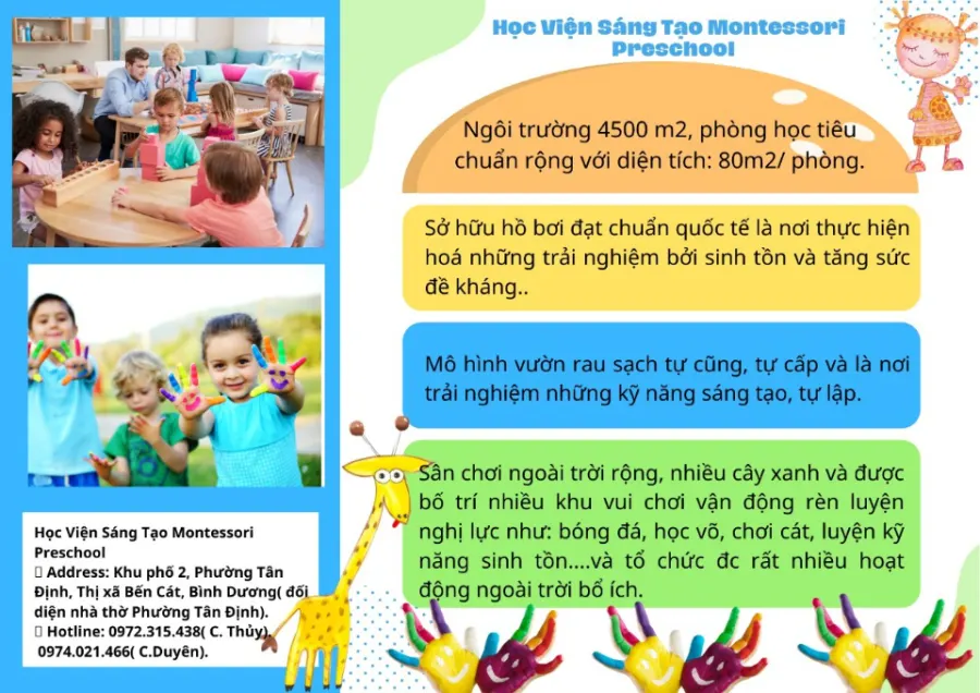Trường Mầm Non Học Viện Sáng Tạo