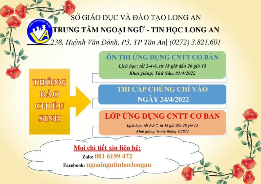 Trung Tâm Ngoại Ngữ-Tin Học Long An