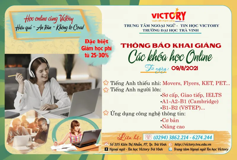 Trung Tâm Ngoại Ngữ Tin Học Victory