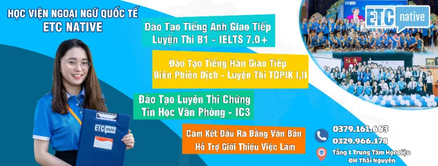 Học Viện Ngoại Ngữ Quốc Tế ETC Native