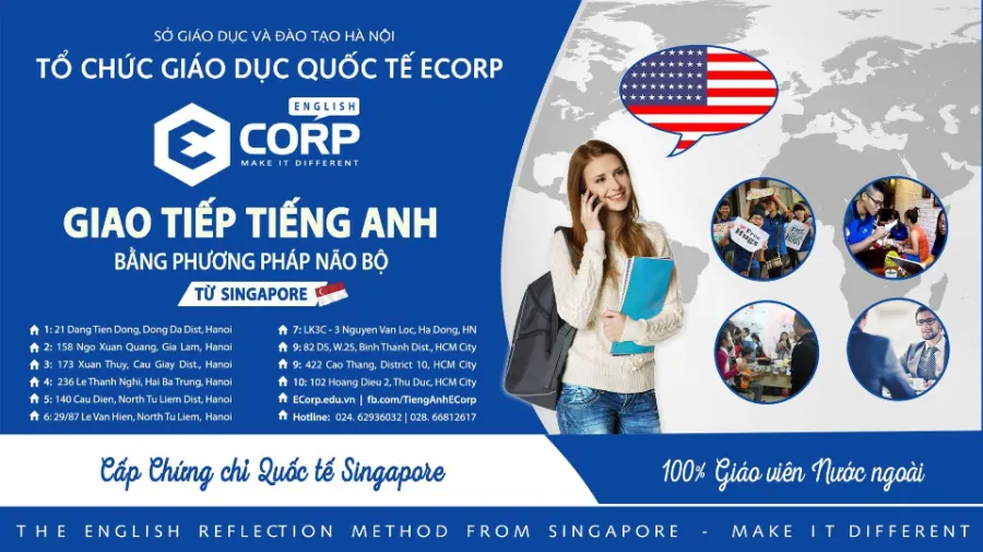 Trung Tâm Tổ Chức Giáo Dục Quốc Tế ECORP ENGLISH