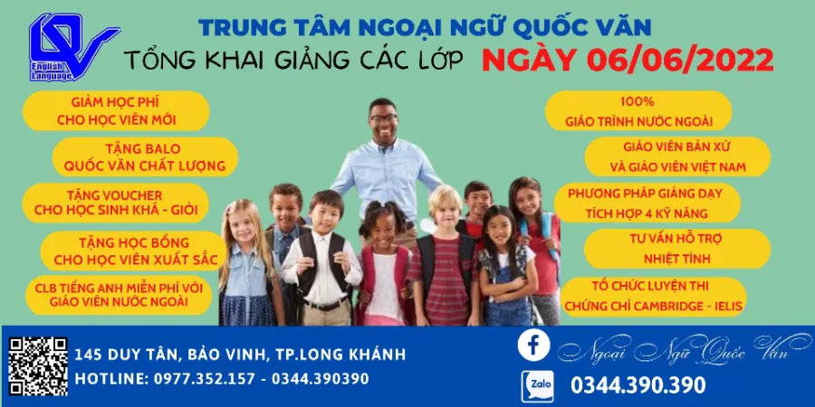 Trung Tâm Ngoại Ngữ Quốc Văn